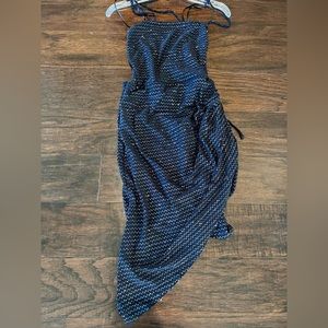 Windor medium navy sparkly dress new